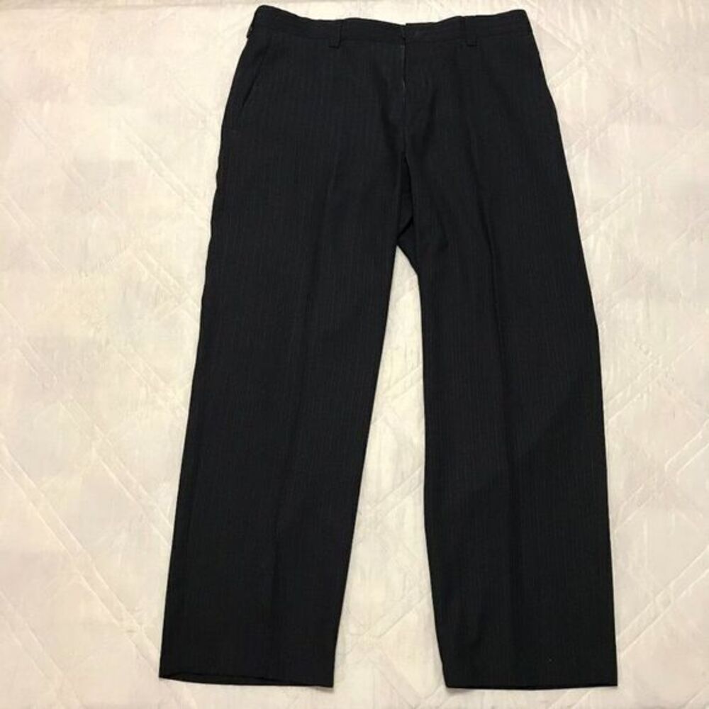 Kenneth Cole Reaction black dress pants 36X29‎